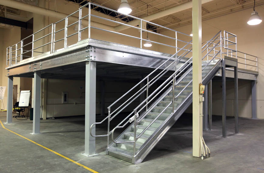 Industrial Guardrails | FCP Mezzanine Platforms | FCPmezzanine.com