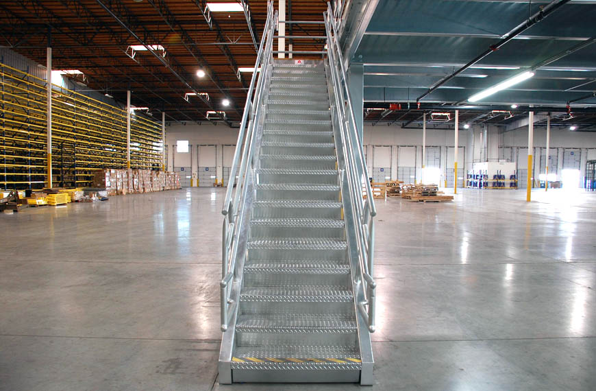 Industrial Stairs and Landings | Platform Accessoires | FCPmezzanine.com