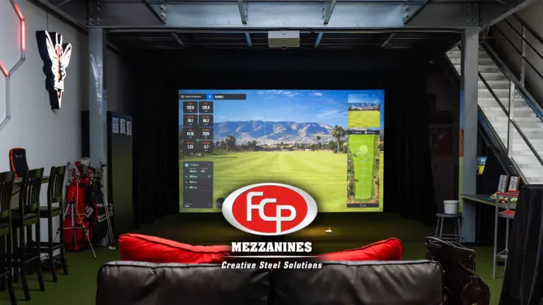 Golf Simulator Platform Project Focus Image FCP Mezzanines