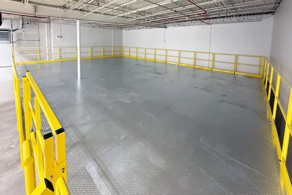 FCP Diamond Plate Steel Mezzanine Decking Government Case Study Project Image