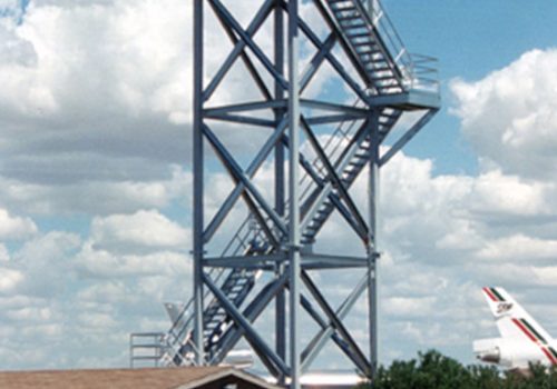 Industrial Steel Stair Towers | Design and Fabrication | FCPmezzanine.com