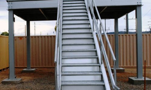 Industrial Stairs And Landings | Platform Accessoires | FCPmezzanine.com